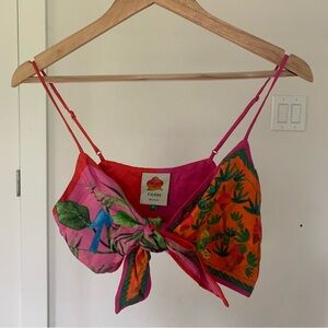 Farm Rio Colorful Crop Top